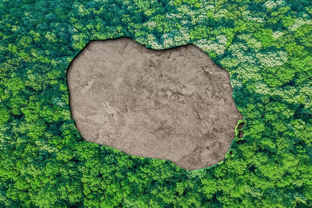 Habitat sostenibile Mappa delle Isole Cook, concetto di ambiente