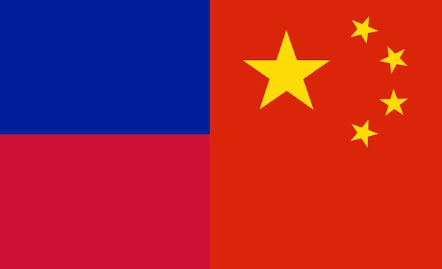 Haiti e Cina bandiera paesi