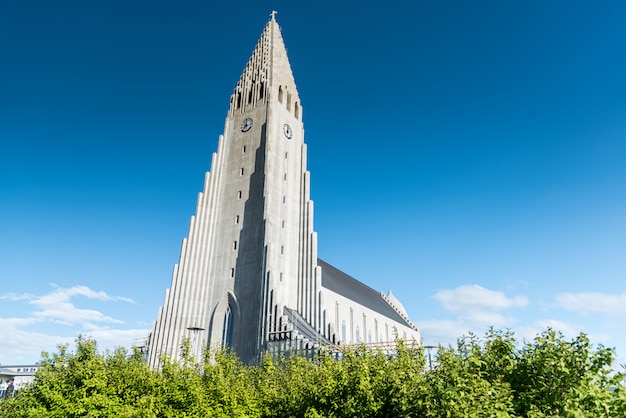 Hallgrímskirkja, chiesa parrocchiale luterana di Reykjavík, Islanda