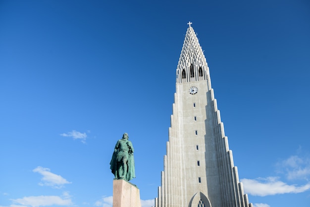 Hallgrímskirkja, chiesa parrocchiale luterana di Reykjavík, Islanda