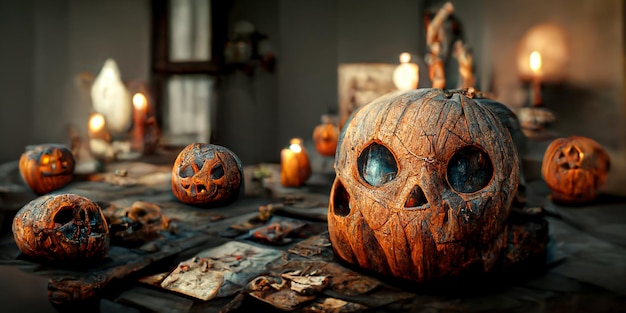 Halloween day eyes of Jack O' Lanterns trick or treating Samhain All Hallows' Eve All Saints' Eve Al
