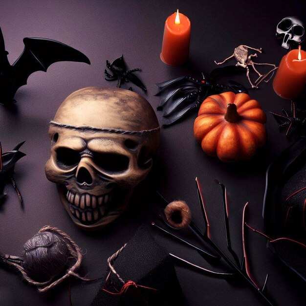 halloween_elements_on_dark_background