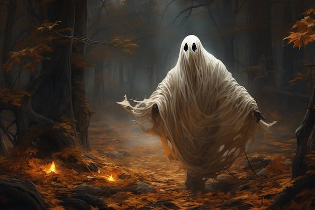 Halloween fantasma