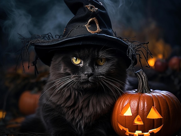Halloween gatto nero