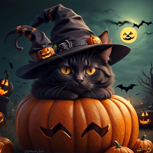 Halloween gatto