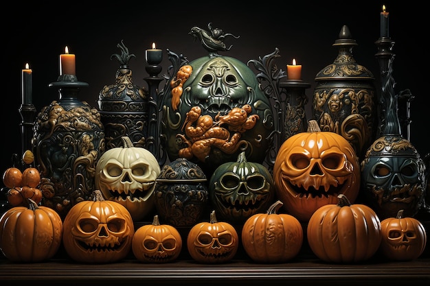 Halloween inquietante alleggerisce zucche e candele generate dall'intelligenza artificiale