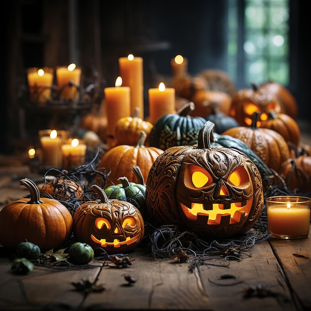 Halloween inquietante alleggerisce zucche e candele generate dall'intelligenza artificiale