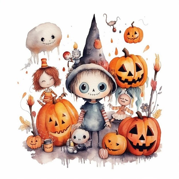 Halloween per bambini Halloween dei cartoni animati