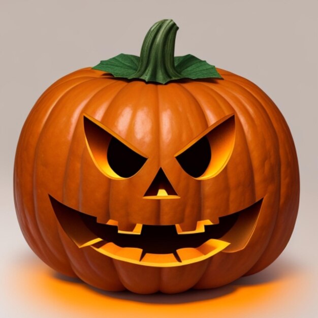 Halloween Pumpkin Png isolato su bianco