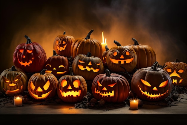 Halloween_Pumpkins_SpookyFaces
