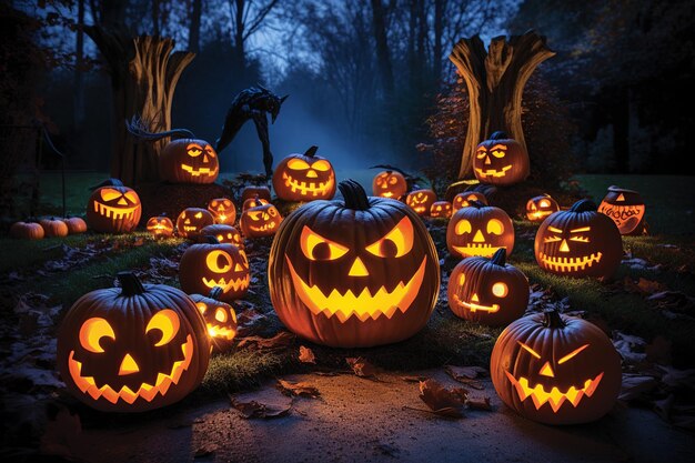 Halloween_Pumpkins_SpookyFaces