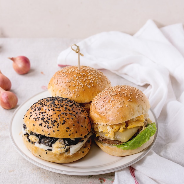 Hamburger vegetariano fatto in casa