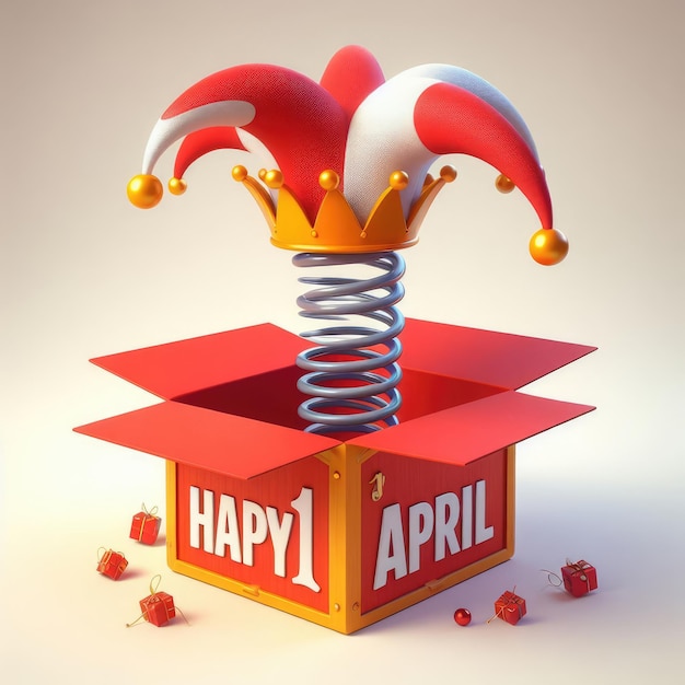 Happy April Fool Day Text EPS Design Diffondere le risate con biglietti di auguri Annunci e promozioni