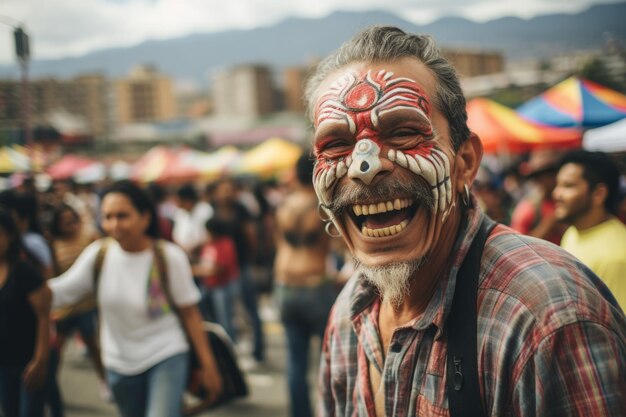 Happy cali fair Colombia Celebrazione vivace a la feria de cali un caleidoscopio della cultura colombiana ritmi di salsa e vibranti tradizioni in un'atmosfera festosa e gioiosa