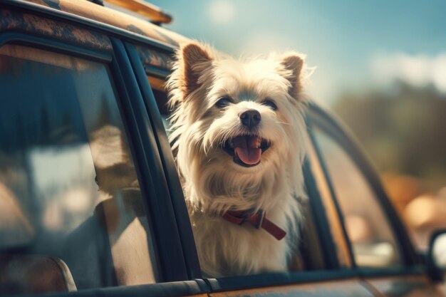 Happy dog travel Genera Ai