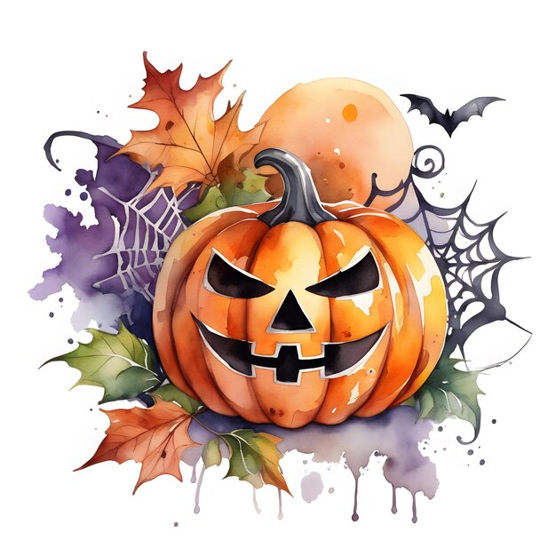 Happy Halloween Design Halloween Clipart IA generativa