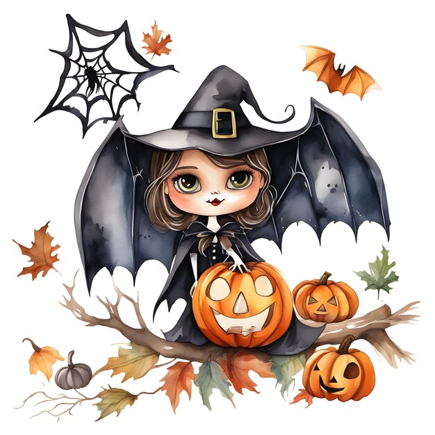 Happy Halloween Design Halloween Clipart IA generativa