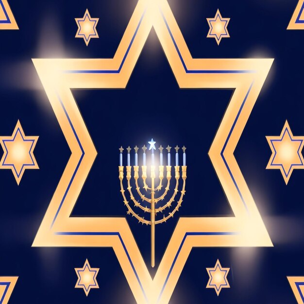 Happy Hanukkah star david immagini di sfondo collezioni di carte da parati carine ai generate