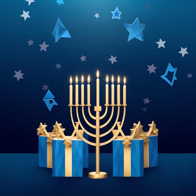 Happy Hanukkah star david immagini di sfondo collezioni di carte da parati carine ai generate