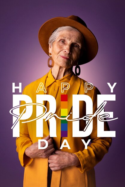 Happy Pride Day collage design