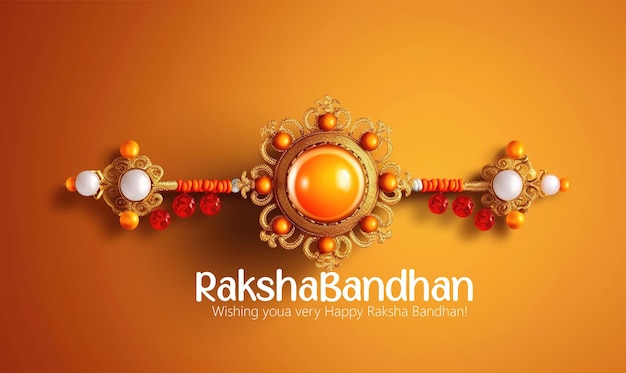 Happy Raksha Bandhan Indian Festival Celebration ai generato