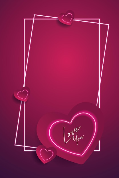 Happy Valentine's Day Banner Design