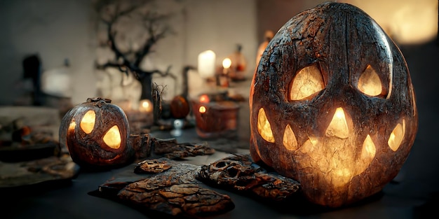 Hari Halloween mata Jack O' Lanterns trick or treating Samhain Malam All Hallows' Malam Para Kudus Semua hallowe'en seram Horor Hantu Iblis latar belakang 31 Oktober