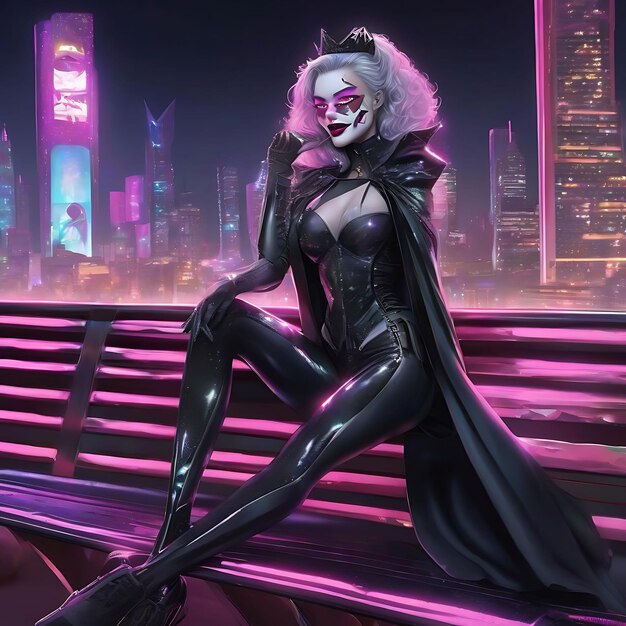 Harley Queens Cityscape Throne