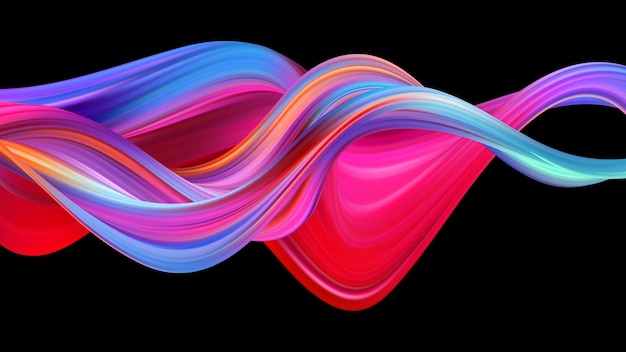 HD Abstract Moderna forma liquida a onde colorate Fotografia di sfondo 1