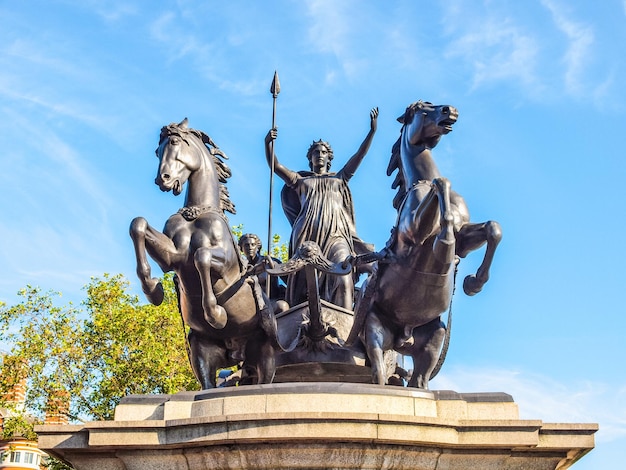 HDR Boadicea monumento Londra