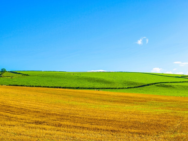 HDR Cardross vista sulle colline