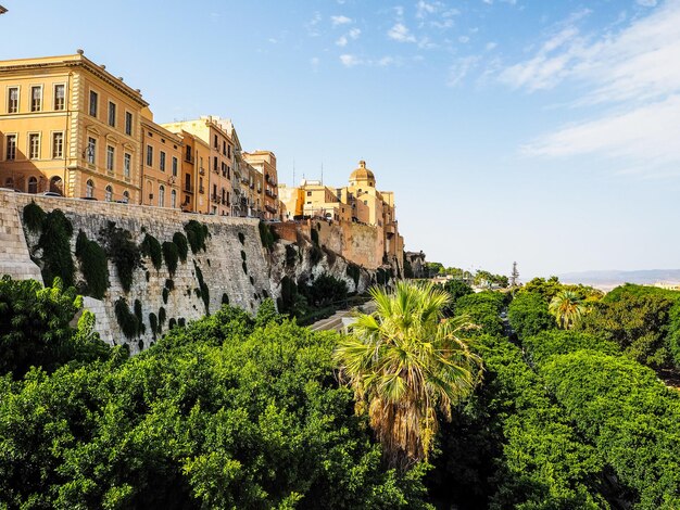 HDR Casteddu che significa Quartiere del Castello a Cagliari