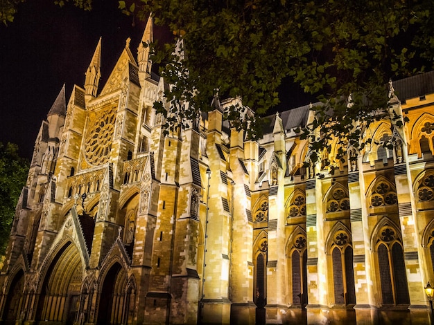 HDR Chiesa dell'Abbazia di Westminster a Londra