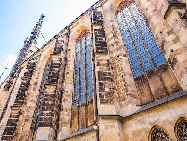 HDR Chiesa Thomaskirche a Lipsia