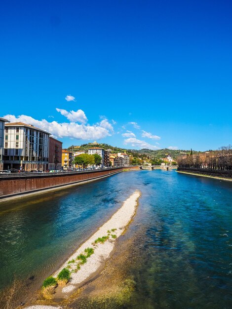 HDR Fiume Adige a Verona