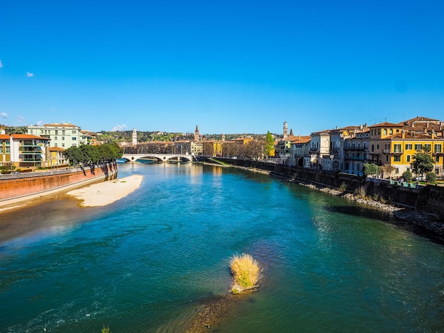 HDR Fiume Adige a Verona