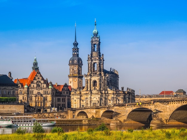 HDR Hofkirche a Dresda