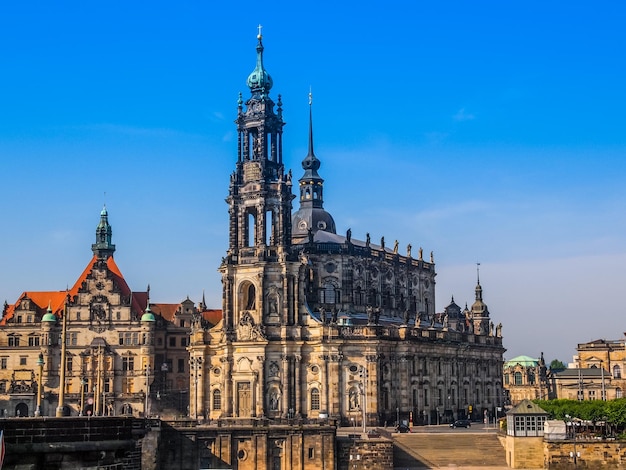 HDR Hofkirche a Dresda