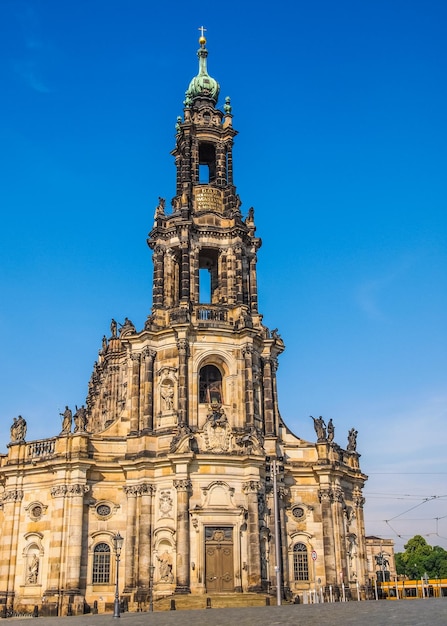 HDR Hofkirche a Dresda