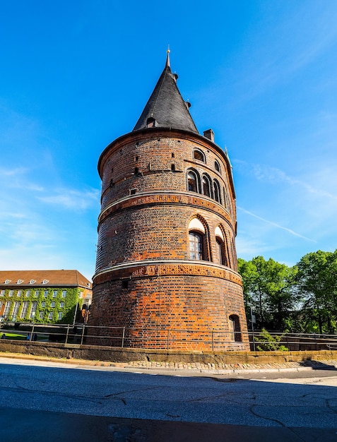 HDR Holstentor Holsten Gate a Lubecca