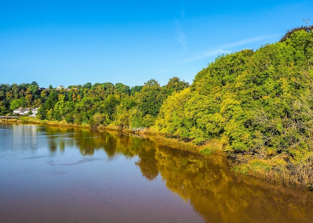 HDR River Wye a Chepstow