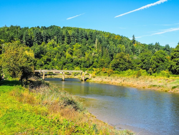 HDR River Wye a Tintern