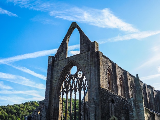 HDR Tintern Abbey Abaty Tyndyrn a Tintern