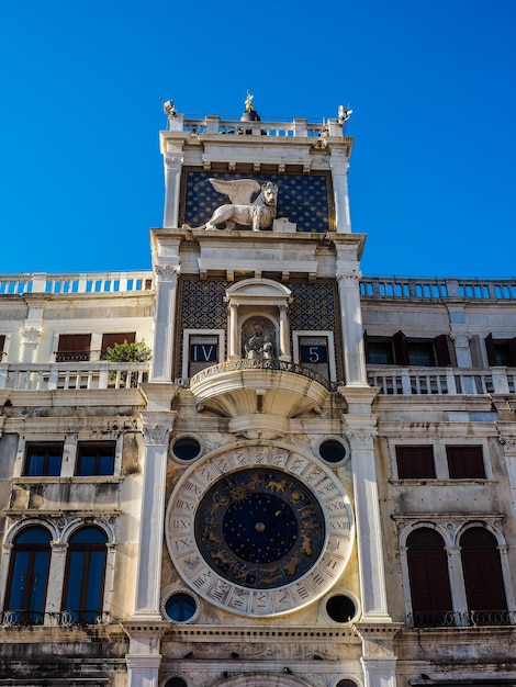 HDR Torre dell'orologio di San Marco a Venezia