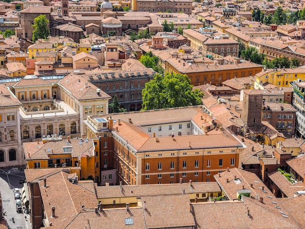 HDR Veduta aerea di Bologna