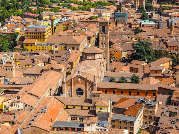 HDR Veduta aerea di Bologna