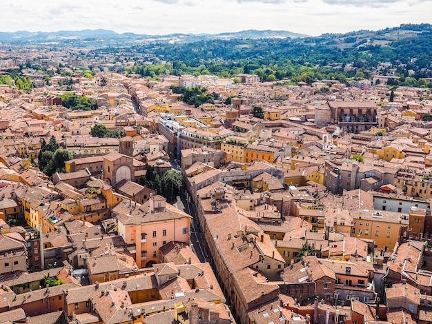 HDR Veduta aerea di Bologna