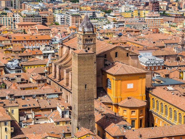 HDR Veduta aerea di Bologna