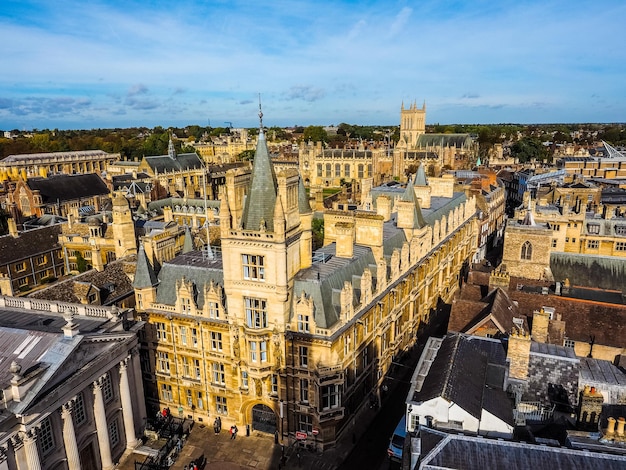 HDR Veduta aerea di Cambridge