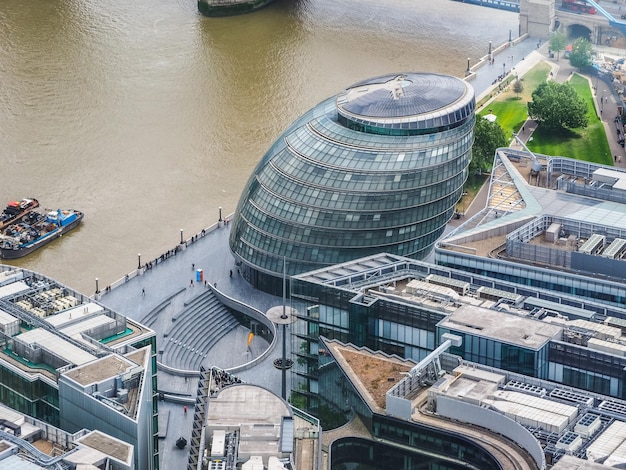 HDR Veduta aerea di Londra